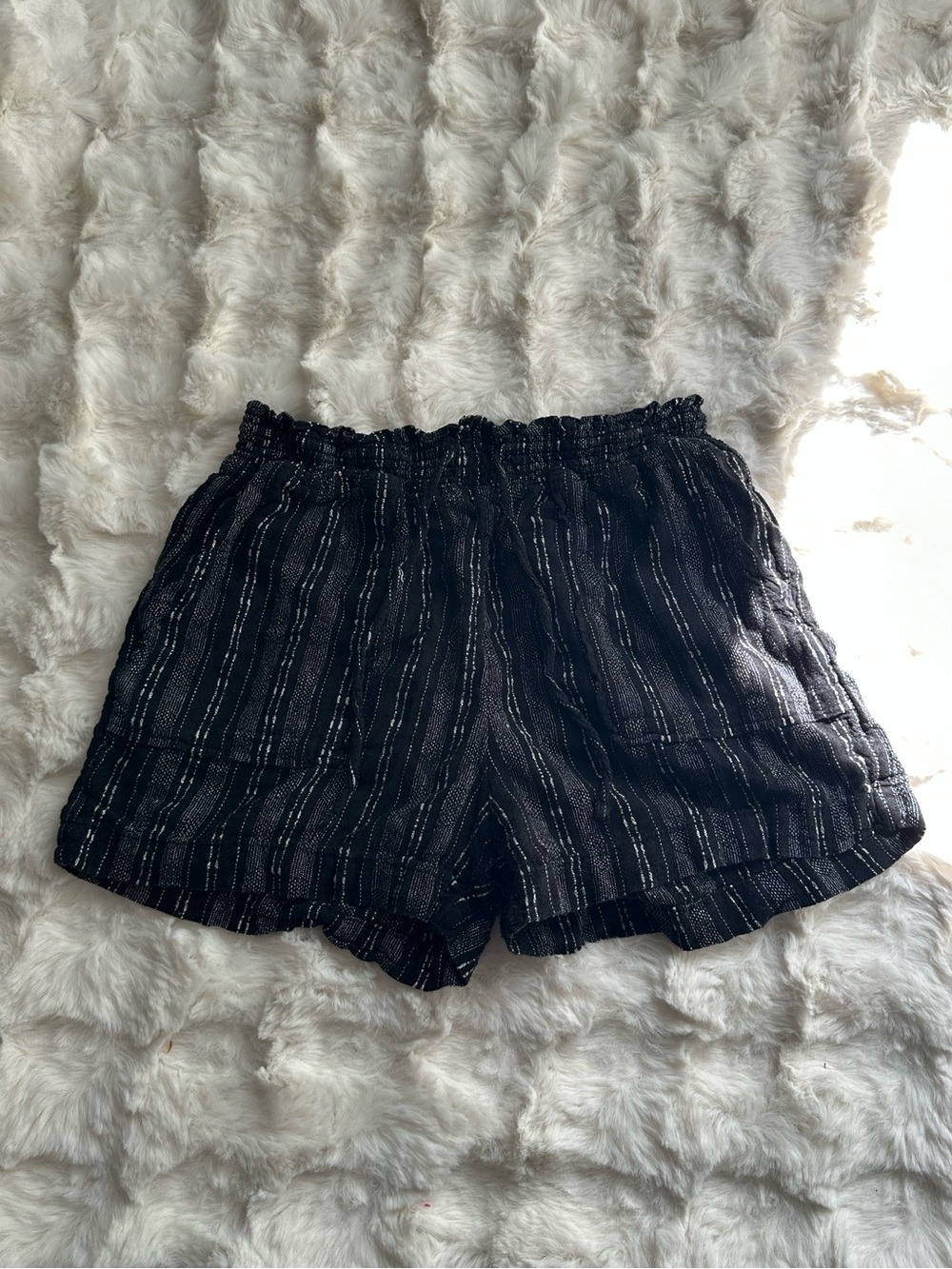 Dolls Goth Lounge Striped Print Essential Stylish Lounge Wear Shorts- Women’s - Picture 2 of 3